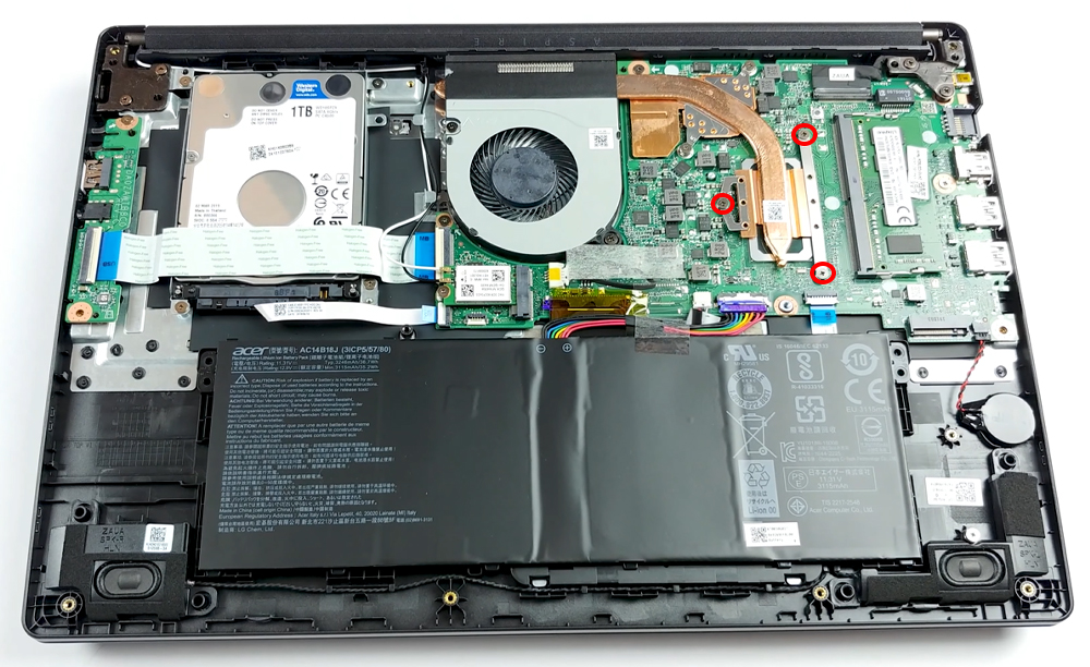 Hướng dẫn vệ sinh Acer Aspire 3 A315-55g