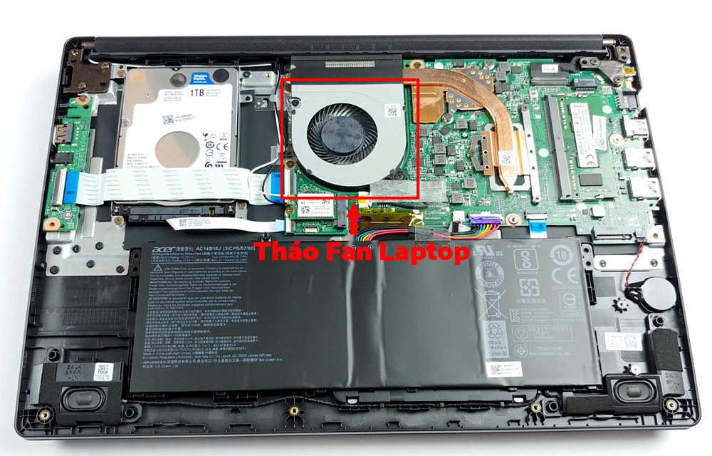 Hướng dẫn vệ sinh Acer Aspire 3 A315-55g