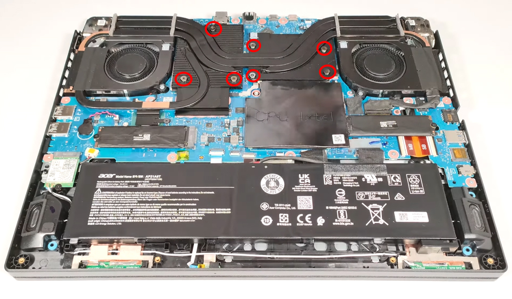Hướng dẫn vệ sinh Acer Nitro 16 AN16-72