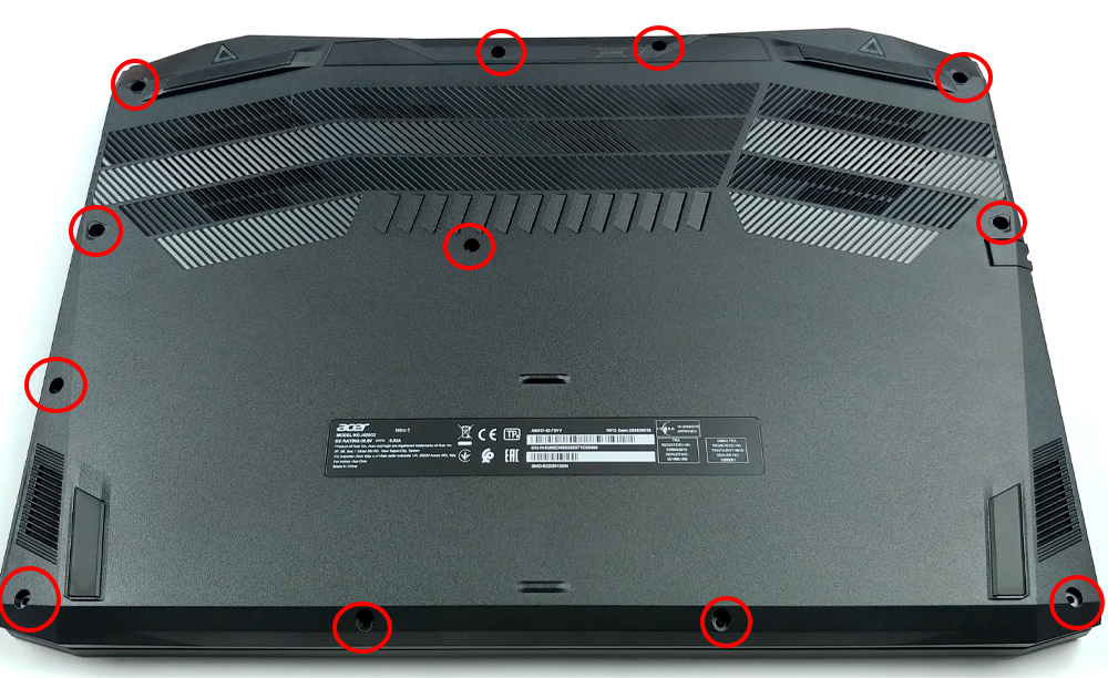 Hướng dẫn vệ sinh Acer Nitro 5 AN517-52