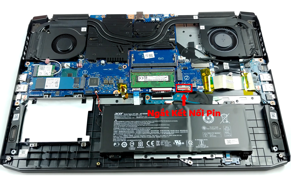 Hướng dẫn vệ sinh Acer Nitro 5 AN517-52
