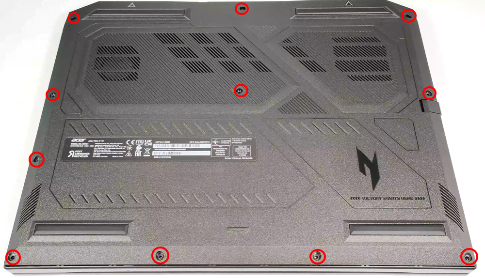 Hướng dẫn vệ sinh Acer Nitro V 16 ANV16-41