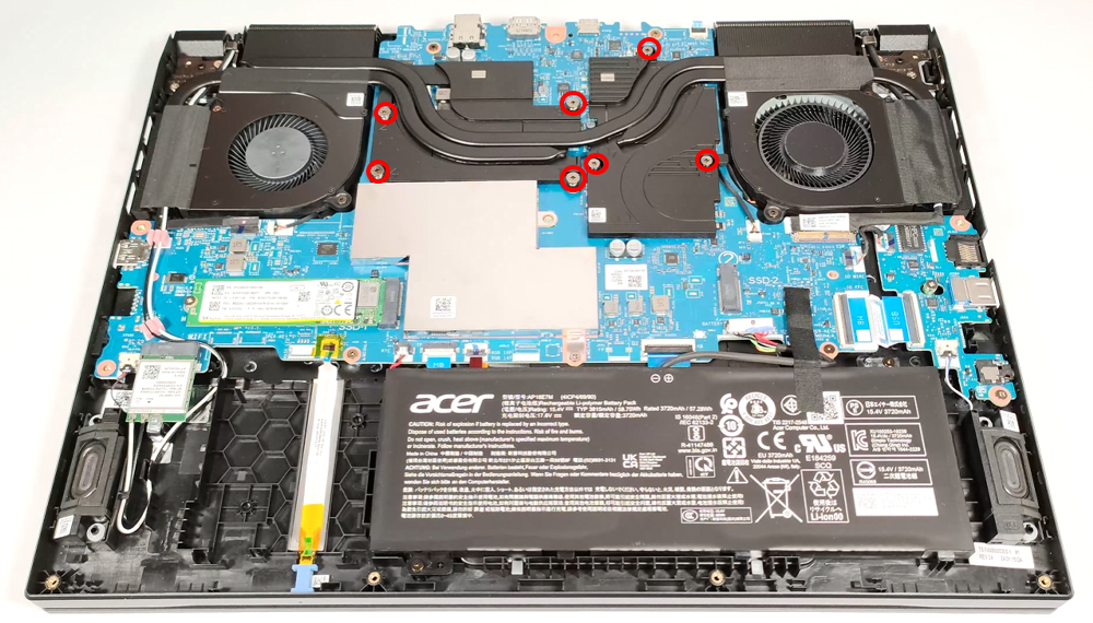 Hướng dẫn vệ sinh Acer Nitro V 16 ANV16-41