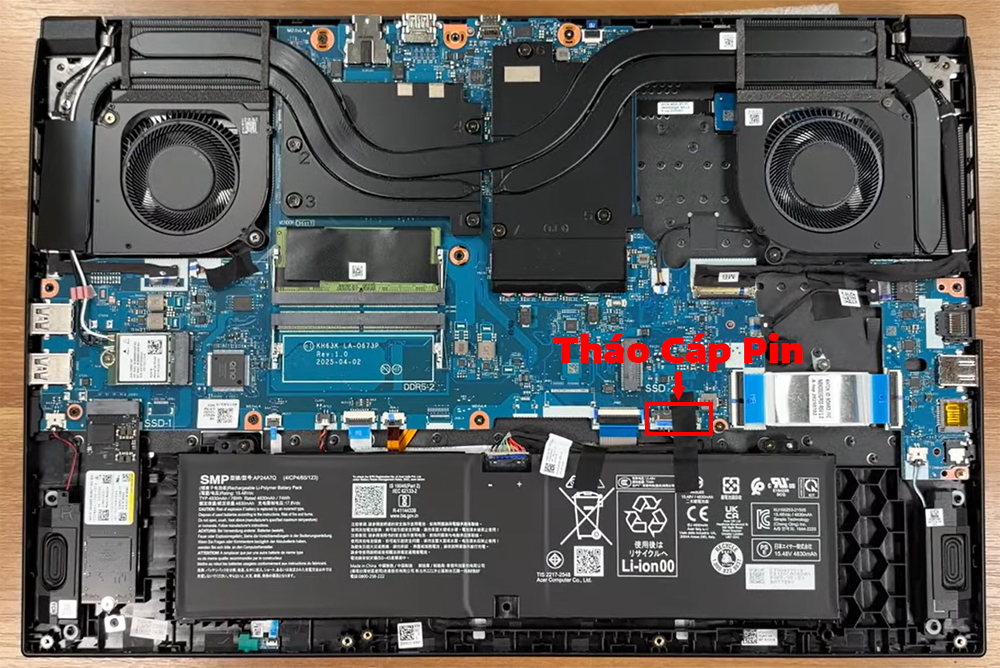 Hướng dẫn vệ sinh Acer Nitro V 17 AI ANV17-41