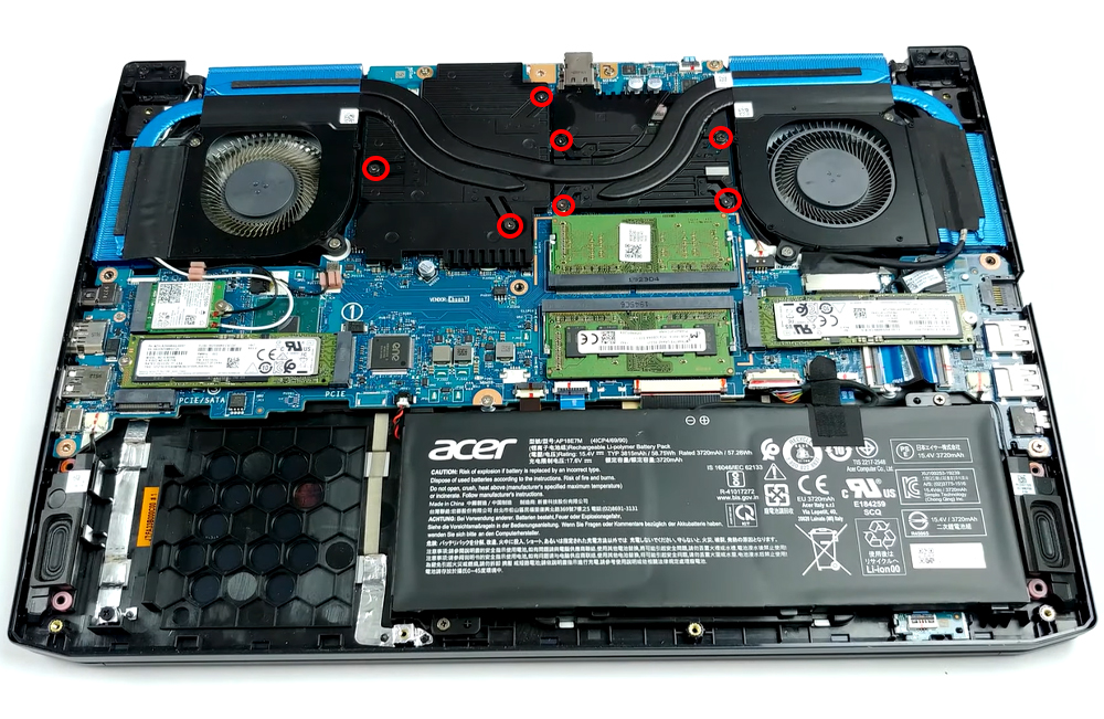 Hướng dẫn vệ sinh Acer Predator Triton 300 PT315-52