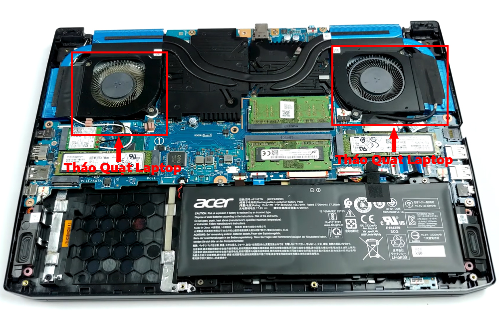 Hướng dẫn vệ sinh Acer Predator Triton 300 PT315-52