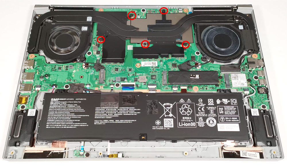 Hướng dẫn vệ sinh Acer Predator Triton Neo 16 PTN16-51