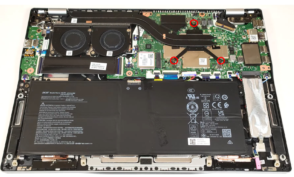 Hướng dẫn vệ sinh Acer Swift 14 AI SF14-61T
