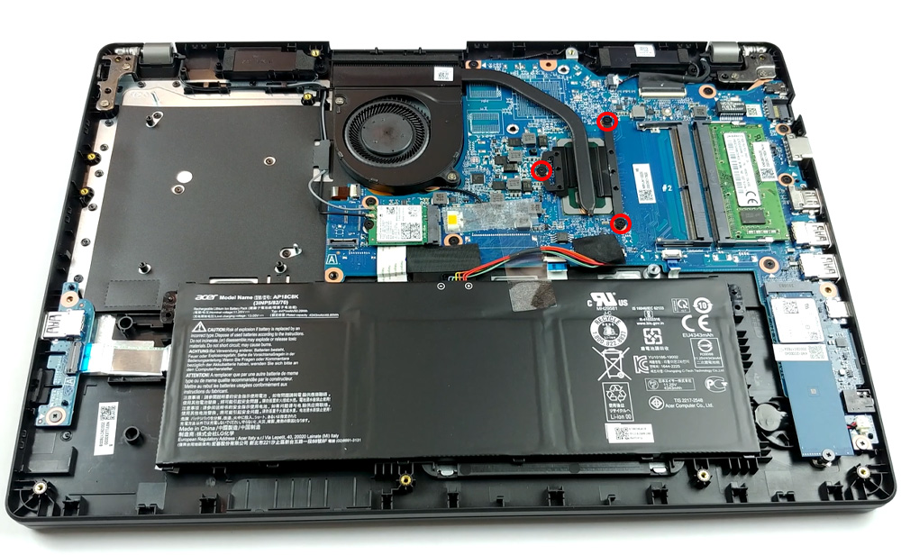 Hướng dẫn vệ sinh Acer TravelMate P2 TMP215-52