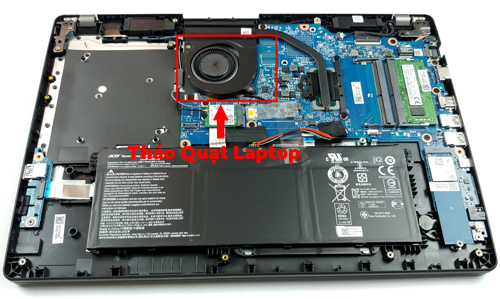 Hướng dẫn vệ sinh Acer TravelMate P2 TMP215-52