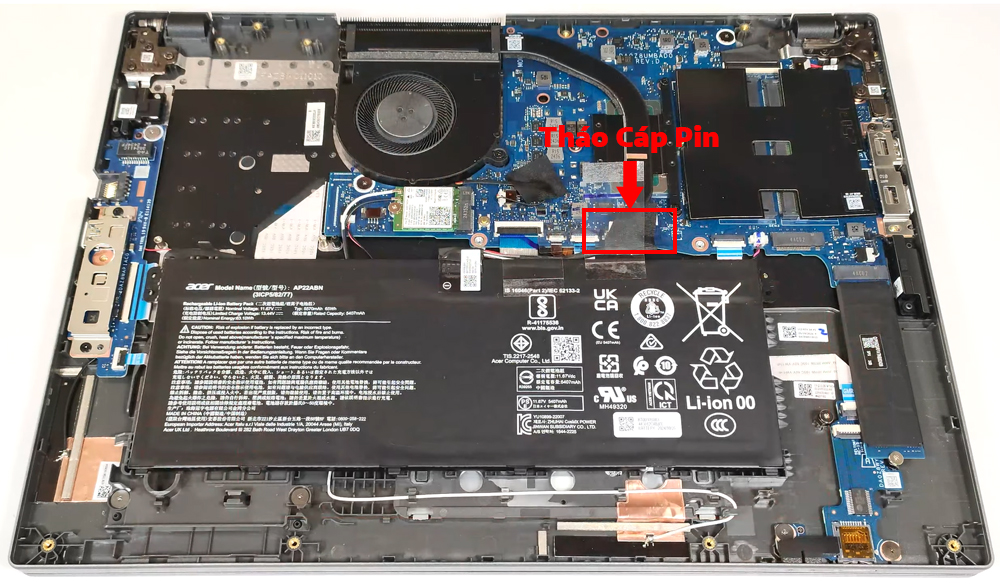 Hướng dẫn vệ sinh laptop Acer TravelMate P2 TMP216-51-G2