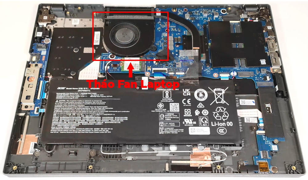 Hướng dẫn vệ sinh laptop Acer TravelMate P2 TMP216-51-G2