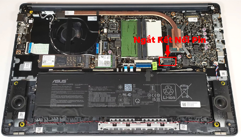 Hướng dẫn vệ sinh laptop ASUS ExpertBook B1 B1503