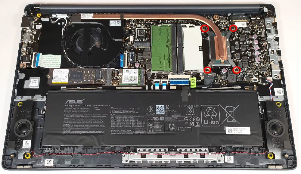 Hướng dẫn vệ sinh laptop ASUS ExpertBook B1 B1503