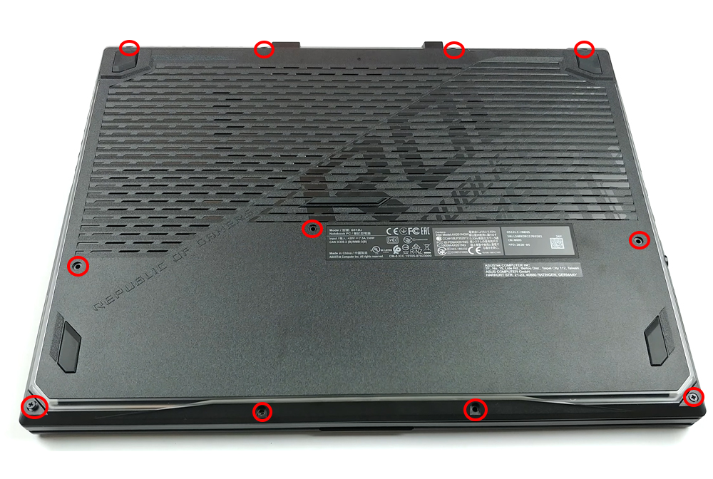 Hướng dẫn vệ sinh ASUS ROG Strix G15 G512