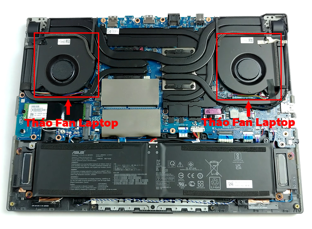 Hướng dẫn vệ sinh ASUS ROG Strix SCAR 15 G533