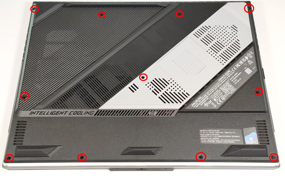 Hướng dẫn vệ sinh ASUS ROG Strix SCAR 16 G634