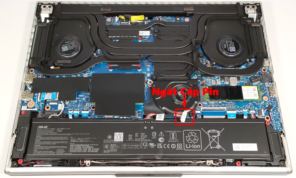 Hướng dẫn vệ sinh ASUS ROG Strix SCAR 16 G634