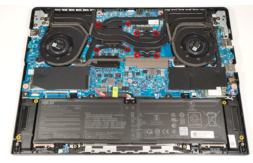 Hướng dẫn vệ sinh cho ASUS TUF GAMING A14 FA401