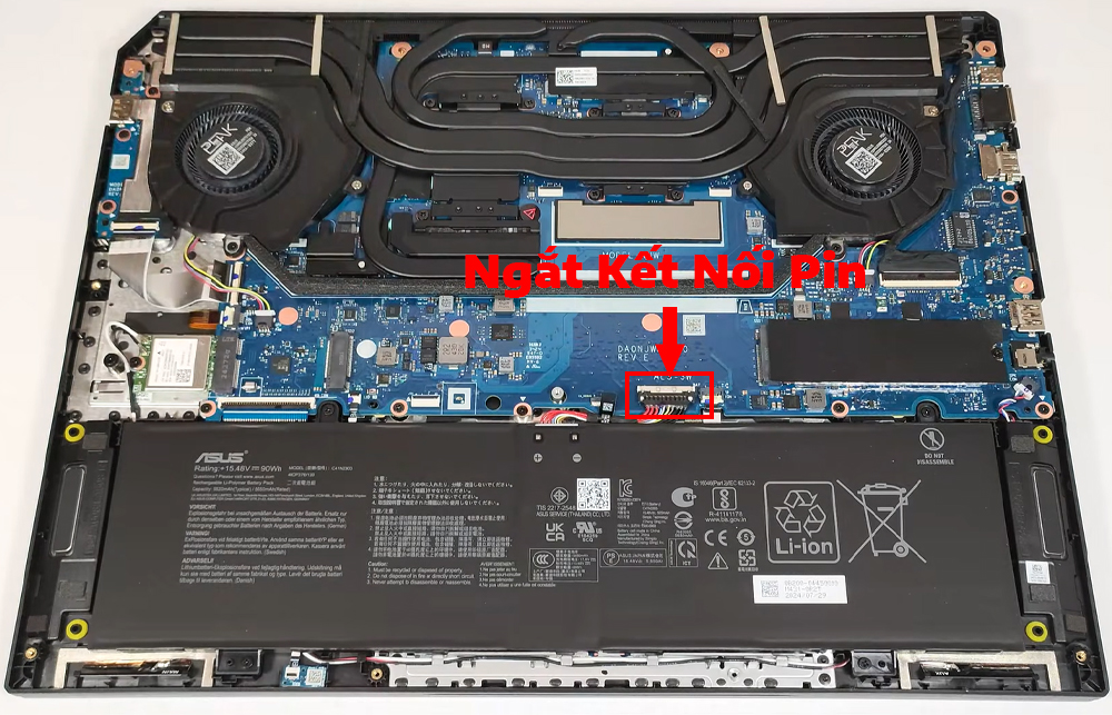 Hướng dẫn vệ sinh cho ASUS TUF GAMING A16 FA608