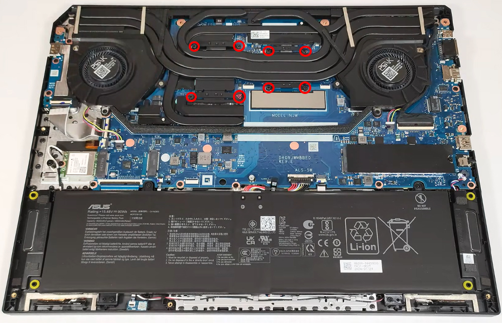 Hướng dẫn vệ sinh cho ASUS TUF GAMING A16 FA608