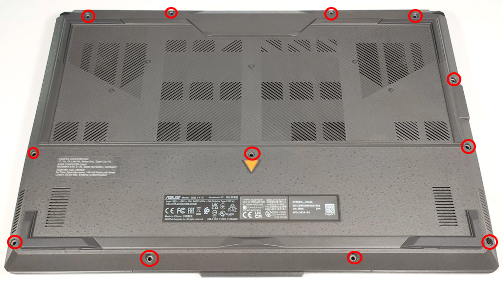 Hướng dẫn vệ sinh ASUS TUF Gaming F17 FX707 2023