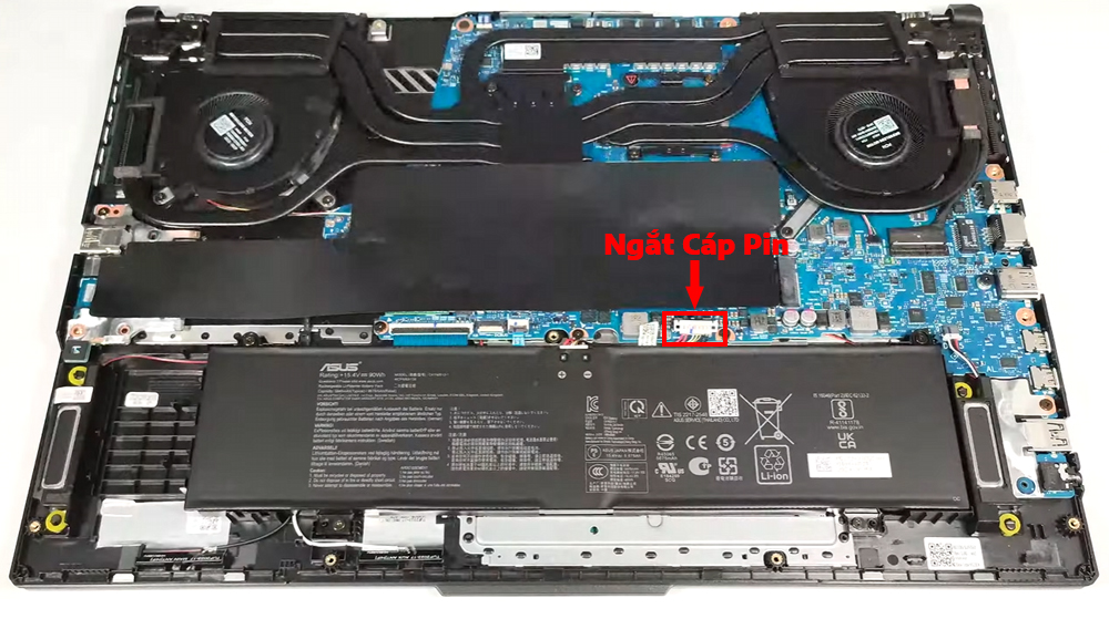 Hướng dẫn vệ sinh ASUS TUF Gaming F17 FX707 2023