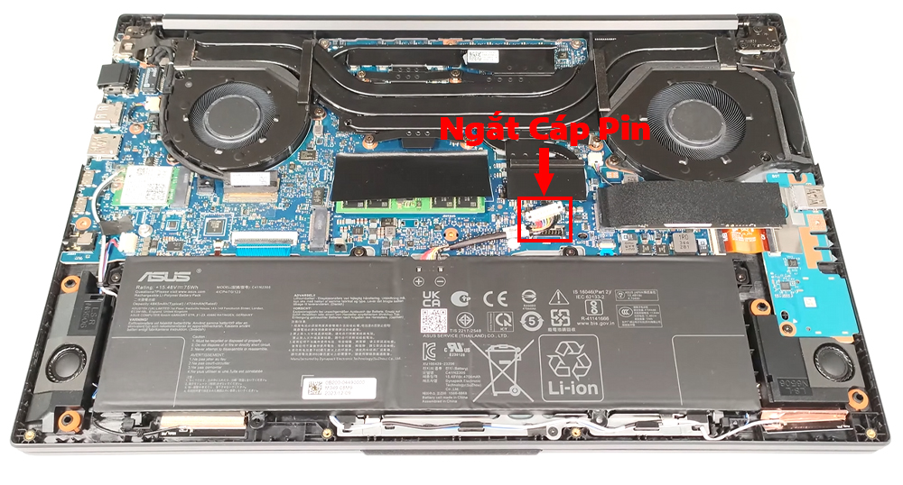 Hướng dẫn vệ sinh ASUS Vivobook Pro 15 OLED N6506
