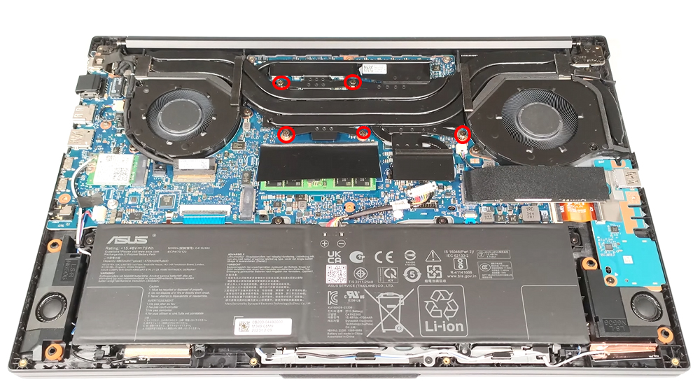 Hướng dẫn vệ sinh ASUS Vivobook Pro 15 OLED N6506