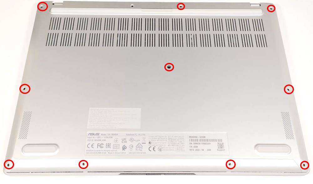 Hướng dẫn vệ sinh laptop ASUS Vivobook S 14 OLED M5406