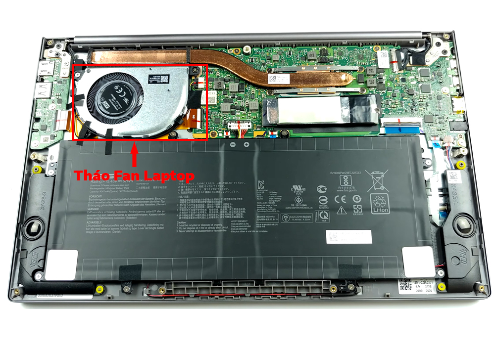Hướng dẫn vệ sinh cho ASUS VivoBook S14 S435