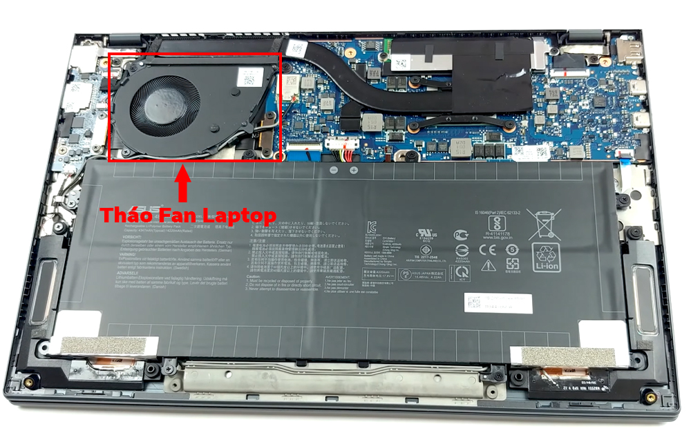 Hướng dẫn vệ sinh ASUS ZenBook 13 UM325