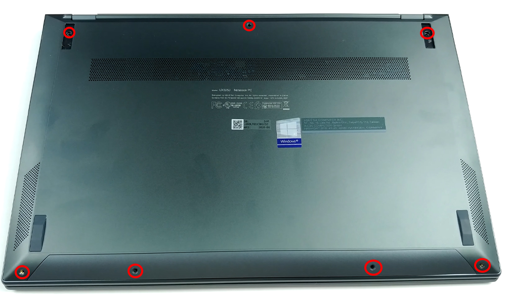 Hướng dẫn vệ sinh Asus Zenbook 13 UX325