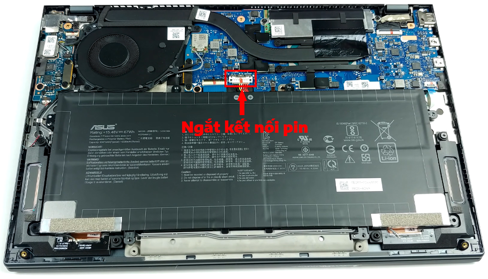 Hướng dẫn vệ sinh Asus Zenbook 13 UX325