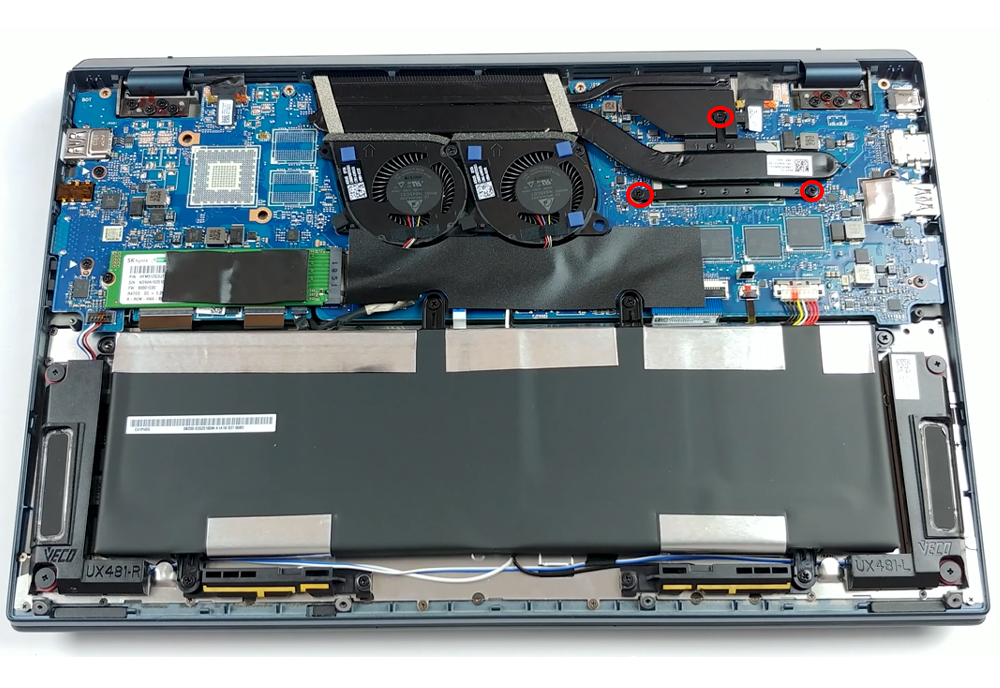 Hướng dẫn vệ sinh laptop Asus ZenBook Duo UX481