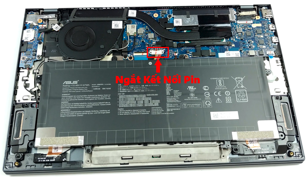 Hướng dẫn vệ sinh Asus Zenbook UX425