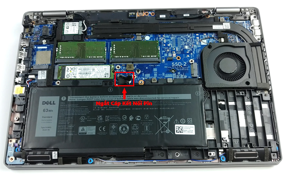 Hướng dẫn vệ sinh laptop Dell Precision 3560