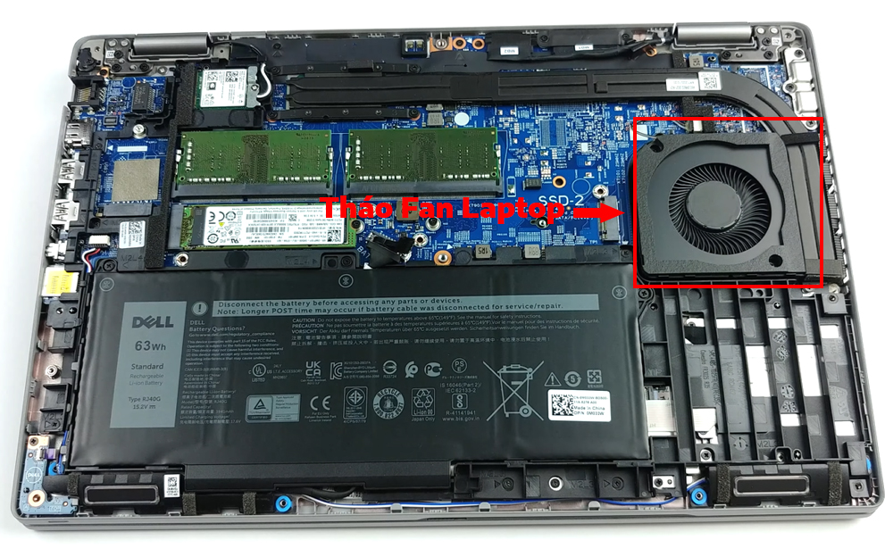 Hướng dẫn vệ sinh laptop Dell Precision 3560