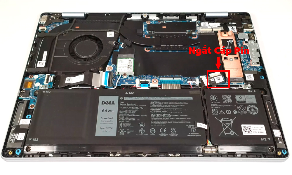Hướng dẫn vệ sinh cho Dell Inspiron 14 Plus 7440