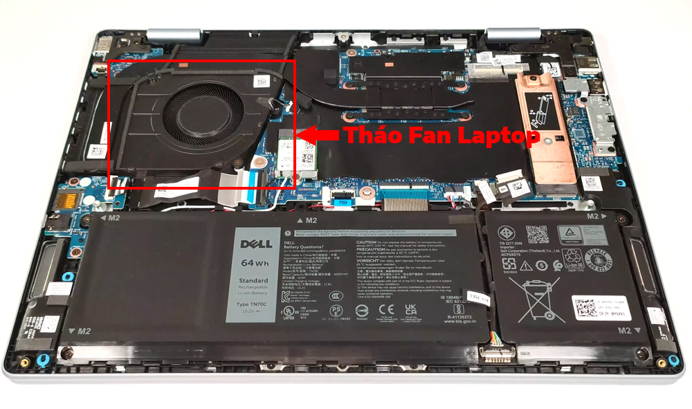 Hướng dẫn vệ sinh cho Dell Inspiron 14 Plus 7440