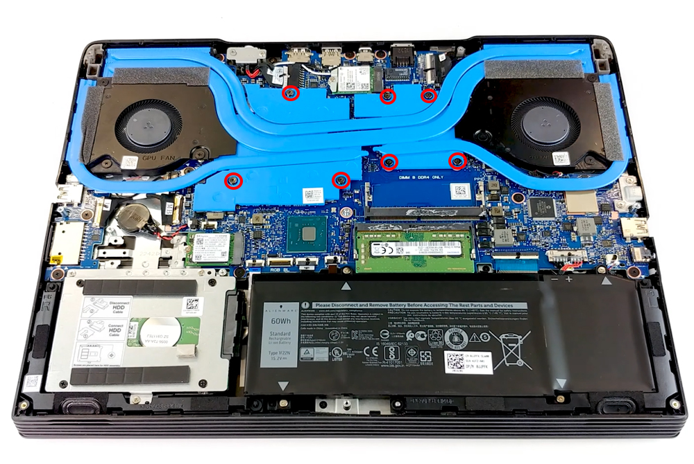 Hướng dẫn vệ sinh laptop Dell Inspiron 15 5590 G5 Gaming