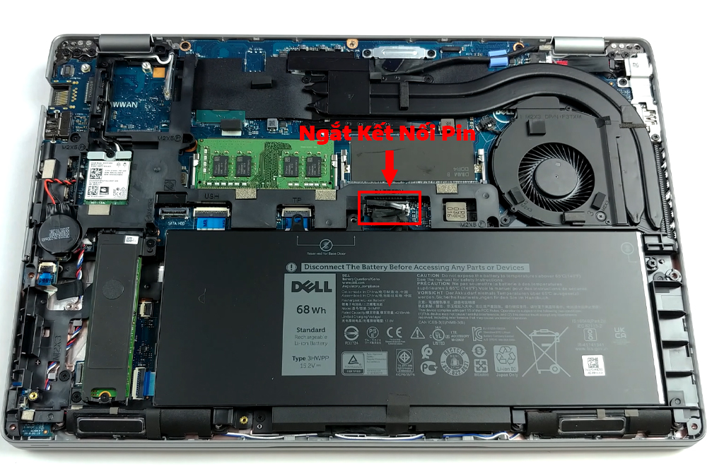 Hướng dẫn vệ sinh Dell Latitude 14 5411