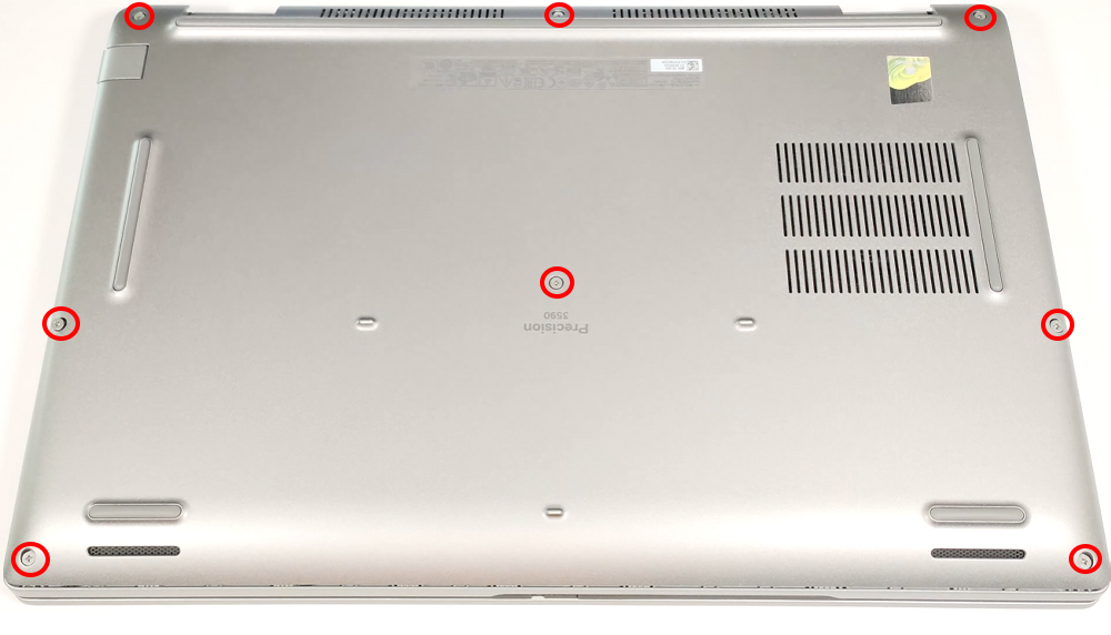 Hướng dẫn vệ sinh laptop Dell Precision 15 3590