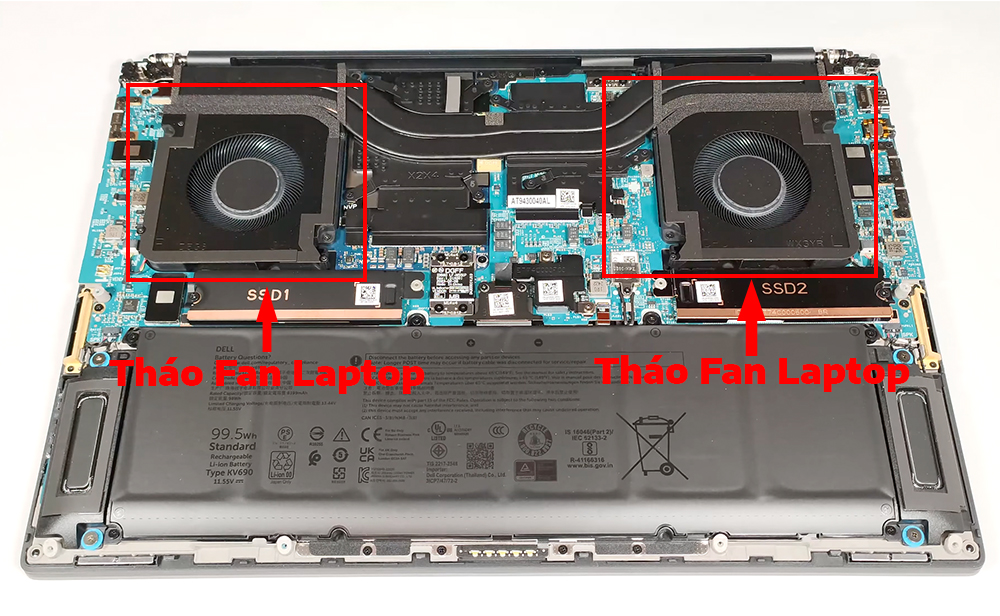 Hướng dẫn vệ sinh laptop Dell Precision 5690