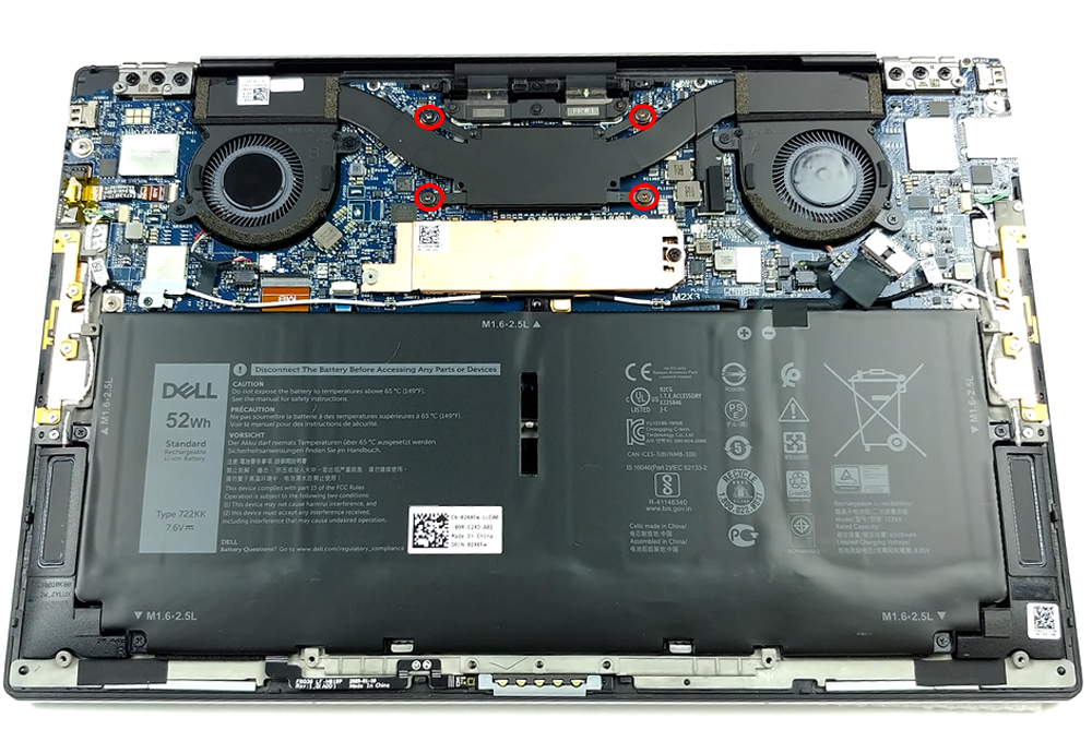 Hướng dẫn vệ sinh laptop Dell XPS 13 9310