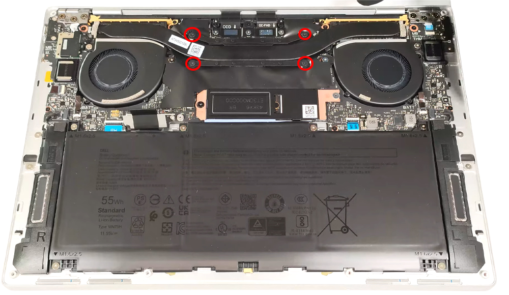 Hướng dẫn vệ sinh laptop Dell XPS 13 9345