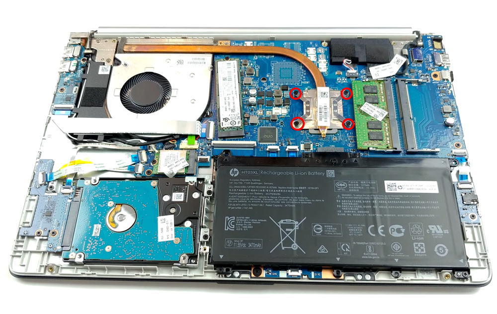 Hướng dẫn vệ sinh HP 15-dw1000