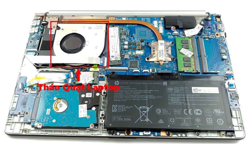 Hướng dẫn vệ sinh HP 15-dw1000