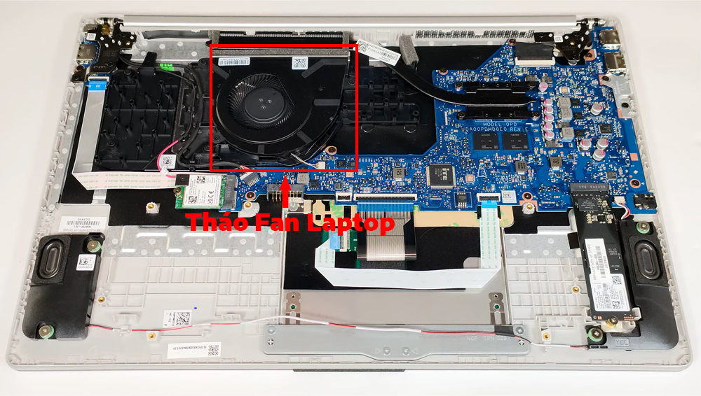 Hướng dẫn vệ sinh laptop HP 15-fc0000