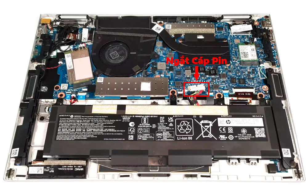 Hướng dẫn vệ sinh laptop HP Elite x360 1040 G10
